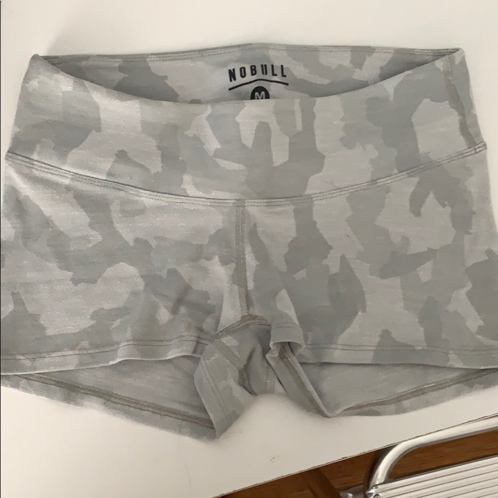 NoBull grey camo shorts